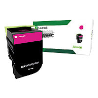 Lexmark 80C0XMG Return Program Extra High-Yield Toner, 4,000 Page-Yield, Magenta, TAA Compliant