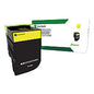 Lexmark 80C0XYG Return Program Extra High-Yield Toner, 4,000 Page-Yield, Yellow, TAA Compliant