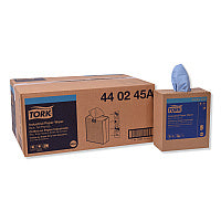 Tork(R) Industrial Center-Pull Paper Towels, 4-Ply, Blue, 900 Towels (440245A)