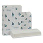 Boardwalk(R) Structured Multifold Paper Towels, 1-Ply, White, 4000 Towels (BWK6204)