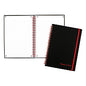Black n' Red Flexible Cover Twinwire Notebooks, SCRIBZEE Compatible, 1-Subject, Wide/Legal Rule, Black Cover, (70) 8.25 x 5.63 Sheets (C67009)