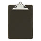 Universal Plastic Clipboard with High Capacity Clip, 1.25" Clip Capacity, Holds 8.5 x 11 Sheets, Translucent Black (UNV40306)