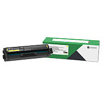 Lexmark C331HY0 Return Program High-Yield Toner, 2,500 Page-Yield, Yellow