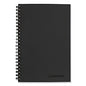 Cambridge Wirebound Business Notebook, 1-Subject, Wide/Legal Rule, Black Linen Cover, (80) 8 x 5 Sheets (06074)