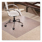 ES Robbins EverLife Moderate Use Chair Mat for Low Pile Carpet, Rectangular, 46 x 60, Clear (128371)