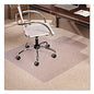 ES Robbins EverLife Moderate Use Chair Mat for Low Pile Carpet, Rectangular with Lip, 45 x 53, Clear Pile Carpet - 53" Length x 45" Width x 0.375" Thickness - Lip Size 12" Length x 25" Width - Vinyl - Clear - 1 Each (128173)