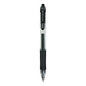 Zebra Sarasa Dry Gel X20 Gel Pen, Retractable, Medium 0.7 mm, Black Ink, Clear/Black Barrel, 12/Pack (46810)