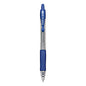 Pilot G2 Premium Gel Pen Convenience Pack, Retractable, Extra-Fine 0.38 mm, Blue Ink, Smoke/Blue Barrel, Dozen (31278)