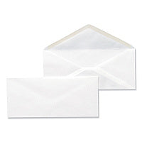 Universal Open-Side Business Envelope, #10, Monarch Flap, Gummed Closure, 4.13 x 9.5, White, 500/Box (UNV35210)