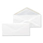 Universal Open-Side Business Envelope, #10, Monarch Flap, Gummed Closure, 4.13 x 9.5, White, 500/Box (UNV35210)