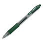 AbilityOne 7520016826563, SKILCRAFT Zebra Gel Pen, Retractable, Medium 0.7 mm, Green Ink, Green/Clear Barrel, Dozen