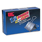 Officemate Binder Clips, Large, Black/Nickel, 12/Box (99100)