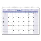 AT-A-GLANCE QuickNotes Desk/Wall Calendar, 3-Hole Punched, 11 x 8, White/Blue/Yellow Sheets, 12-Month (Jan to Dec): 2026 (PM5028)