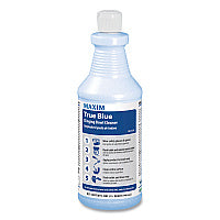 Maxim True Blue Clinging Bowl Cleaner, Mint Scent, 32 oz Bottle, 12/Carton (03090012)