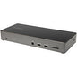 StarTech USB C Laptop Docking Station - Triple 4K Monitor Dock - 2xDP/HDMI,