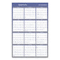 AT-A-GLANCE Vertical/Horizontal Erasable Quarterly/Monthly Wall Planner, 24 x 36, White/Blue Sheets, 12-Month (Jan to Dec): 2026 (A1102)