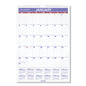 AT-A-GLANCE Monthly Wall Calendar with Ruled Daily Blocks, 12 x 17, White Sheets, 12-Month (Jan to Dec): 2026 (PM228)