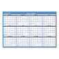 AT-A-GLANCE Horizontal Reversible/Erasable Wall Planner, 48 x 32, White/Blue Sheets, 12-Month (Jan to Dec): 2026 (PM30028)