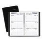 AT-A-GLANCE DayMinder Block Format Weekly Appointment Book, Tabbed Telephone/Add Section, 8.5 x 5.5, Black, 12-Month (Jan to Dec): 2026 (G21000)