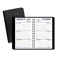 AT-A-GLANCE DayMinder Weekly Pocket Appointment Book with Telephone/Address Section, 6 x 3.5, Black Cover, 12-Month (Jan to Dec): 2026 (G25000)