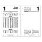 AT-A-GLANCE Financial Desk Calendar Refill, 3.5 x 6, White Sheets, 12-Month (Jan to Dec): 2026 (S17050)