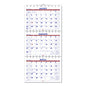 AT-A-GLANCE Move-A-Page Three-Month Wall Calendar, 12 x 27, White/Red/Blue Sheets, 15-Month: Dec 2025 to Feb 2027 (PMLF1128)