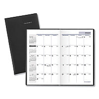 AT-A-GLANCE DayMinder Pocket-Sized Monthly Planner, Unruled Blocks, 6 x 3.5, Black Cover, 14-Month: Dec 2025 to Jan 2027 (SK5300)