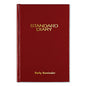 AT-A-GLANCE Standard Diary Daily Reminder Book, 2026 Edition, Medium/College Rule, Red Cover, (201) 7.5 x 5 Sheets (SD38713)
