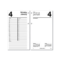 AT-A-GLANCE Large Desk Calendar Refill, 4.5 x 8, White Sheets, 12-Month (Jan to Dec): 2026 (E21050)