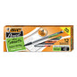 BIC Xtra Smooth Mechanical Pencils with Tube of Lead, 0.7 mm, HB (#2), Black Lead, Clear Barrel, Dozen (MP11)