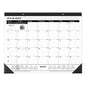 At-A-Glance Monthly Desk Pad Calendar Standard - Julian Dates - Monthly - 1 Year - January 2026 to December 2026 - 1 Month Single Page Layout - 21 3/4" x 17" Sheet Size - White Sheet - 2.87" x 2.37" Block - Headband - Desk Pad - Black, White - Pa (SK2400)