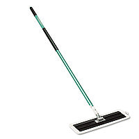 3M Easy Scrub Flat Mop Tool, 16" Microfiber Head, 54" Green Aluminum Handle (55593)