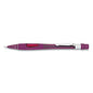 Pentel Quicker Clicker Mechanical Pencil, 0.9 mm, HB (#2), Black Lead, Transparent Burgundy Barrel (PD349TB)