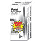Pentel Champ Mechanical Pencil Value Pack, 0.5 mm, HB (#2), Black Lead, Clear/Black Barrel, 24/Pack (AL15ASW2)