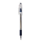 Pentel R.S.V.P. Ballpoint Pen, Stick, Medium 1 mm, Blue Ink, Clear/Blue Barrel, Dozen (BK91C)