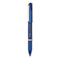 Pentel EnerGel NV Gel Pen, Stick, Fine 0.5 mm Needle Tip, Blue Ink, Blue Barrel, Dozen (BLN25C)