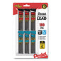 Pentel Super Hi-Polymer Lead Refill Value Pack, 0.5 mm; 0.7 mm, HB, Black, 30/Tube, 6 Tubes/Pack (C257BPHB6)