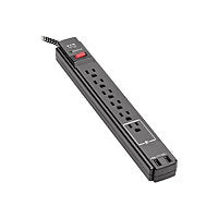 Eaton Tripp Lite Series Safe-IT 6-Outlet Surge Protector, 2 USB Charging Po