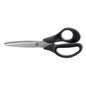 TRU RED Stainless Steel Scissors, 8" Long, 3.58" Cut Length, Straight Black Handle (24380510)