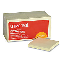 Universal Self-Stick Note Pad Value Pack, 3" x 3", Yellow, 100 Sheets/Pad, 18 Pads/Pack (UNV35688)