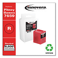 Innovera Compatible Red Postage Meter Ink, Replacement for 765-9 (IVR7659), 8,000 Page-Yield