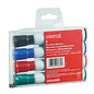 Universal Dry Erase Marker, Medium Bullet Tip, Assorted Colors, 4/Set (UNV43680)