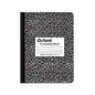 TOPS Composition Book, Wide/Legal Rule, Black Marble Cover, (100) 9.75 x 7.5 Sheets (63795)