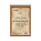 TOPS Second Nature Recycled Notepads, Gregg Rule, Brown Cover, 80 White 6 x 9 Sheets (74688)