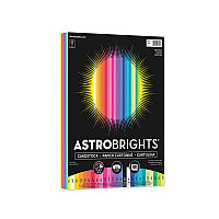 Astrobrights Color Cardstock, 65 lb Cover Weight, 8.5 x 11, Assorted Colors, 100/Pack (91398)