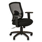 Alera Etros Series Mesh Mid-Back Petite Swivel/Tilt Chair, Supports Up to 275 lb, 17.71" to 21.65" Seat Height, Black (ALEET4017B)