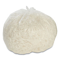 AbilityOne 8105015170803, SKILCRAFT High Density Can Liners, 4 gal, 12 mic, 17" x 18", Natural, Flat Pack, 17/Box
