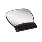 3M Antimicrobial Gel Large Mouse Pad with Wrist Rest, 9.25 x 8.75, Black (MW310LE)