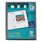 Avery Lay Flat View Report Cover, Flexible Fastener, 0.5" Capacity, 8.5 x 11, Clear/Gray (47781)