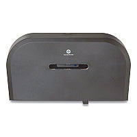 Georgia Pacific Professional Jumbo Jr. Bathroom Tissue Dispenser, Double Roll, 22.1 x 4.8 x 12.1, Black (59210)